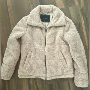 Lucky Brand Soft Beige Teddy Jacket
